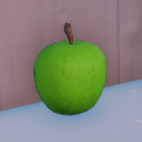 A green apple in Dress to Impress. 