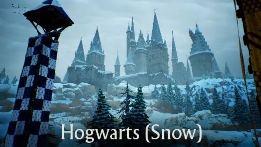 The Hogwarts Snow map in Harry Potter Quidditch Champions.