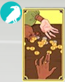 Coins Tarot Card in The Sims 4.