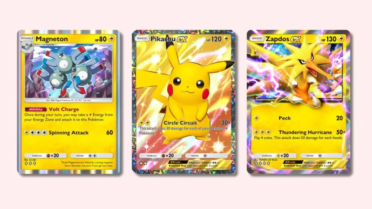 Pokémon TCG Pocket のすべての Genetic Apex ピカチュウ限定パック カード