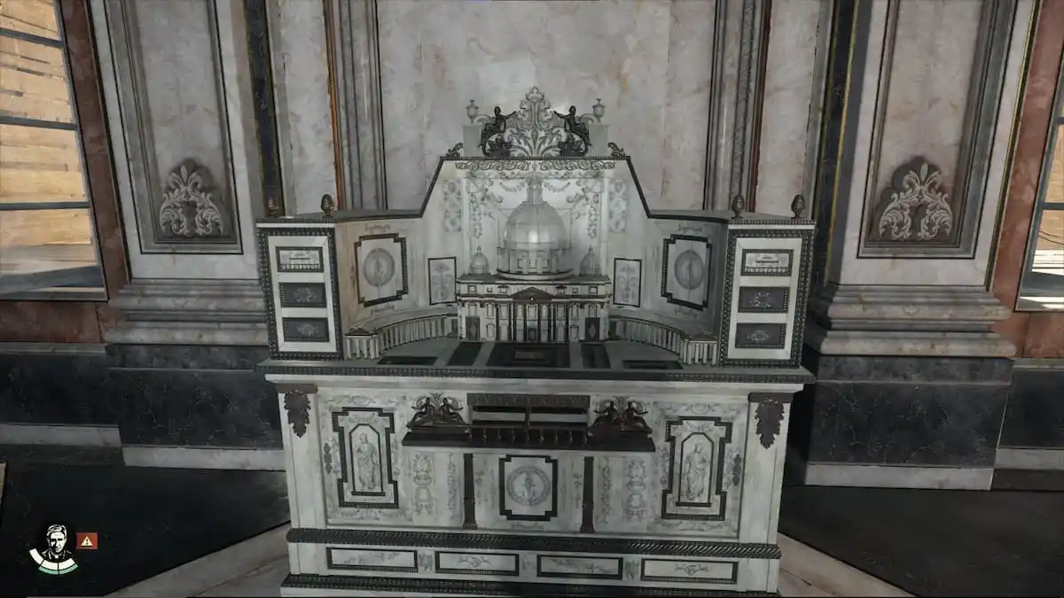 White model building of Vatican palace