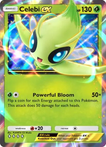 The Celebi ex card from Mythical Island in Pokemon TCG Pocket