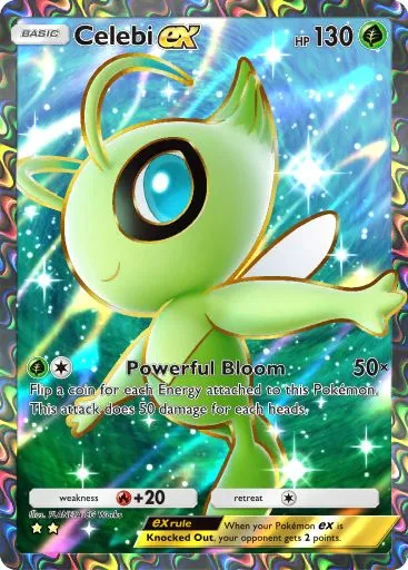 The Celebi ex card from Mythical Island in Pokemon TCG Pocket