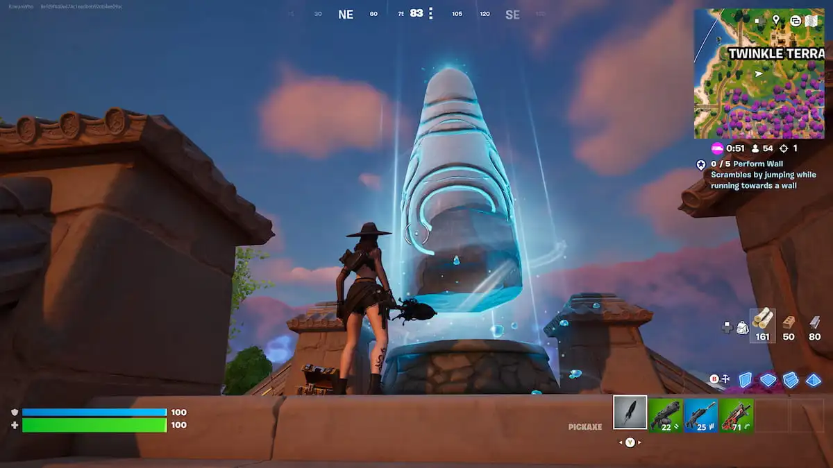 activating a sprite shrine in fortnite