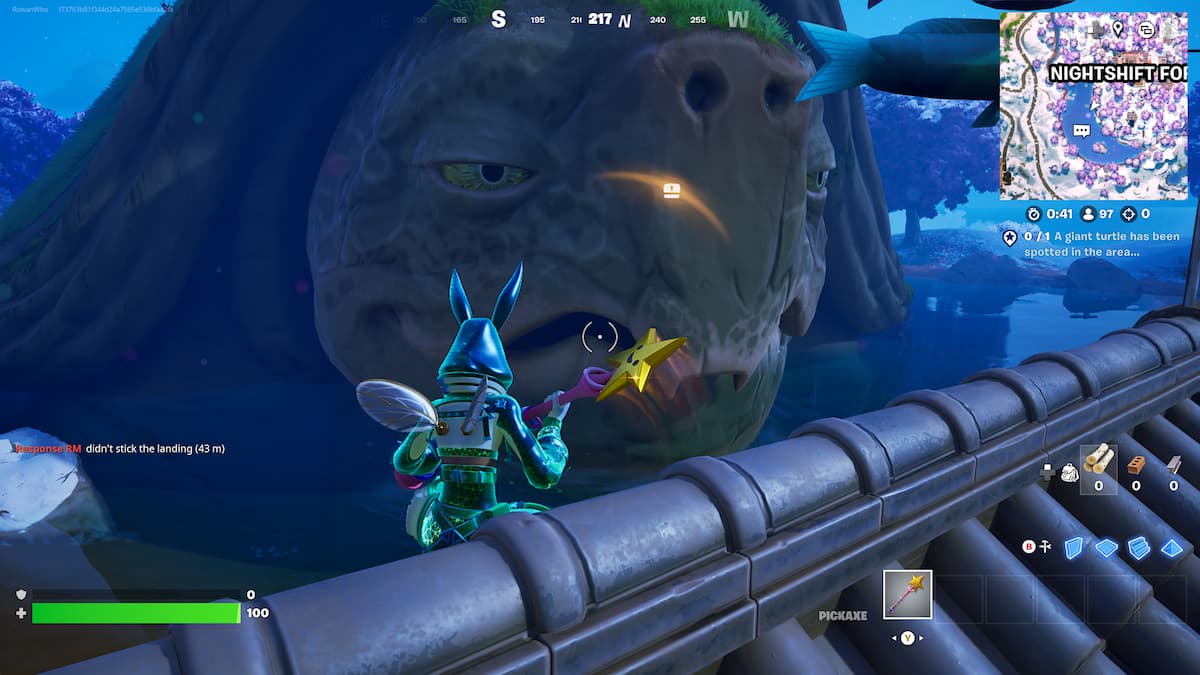 giant turtle in fortnite