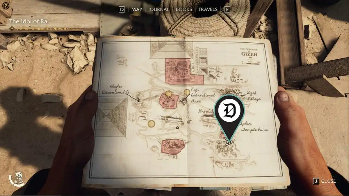 Fortune's reach mystery location