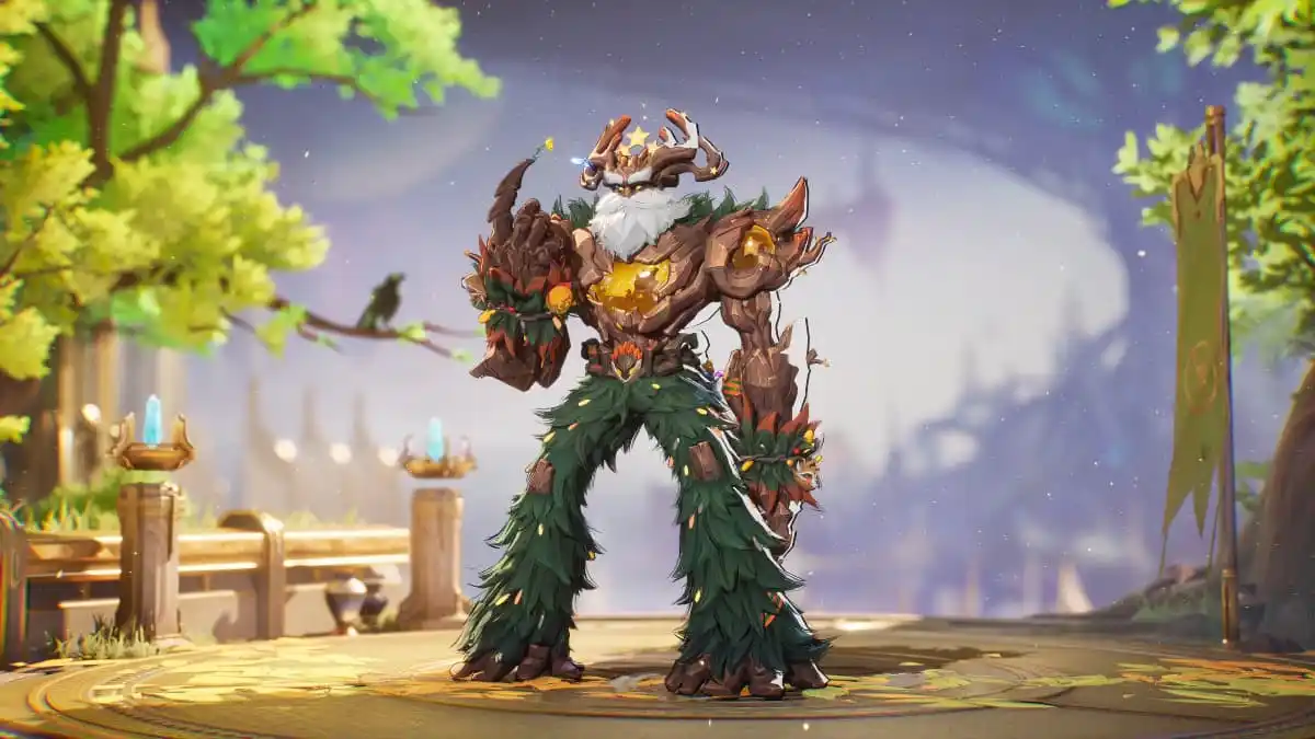 The Groot winter skin shown in Marvel Rivals