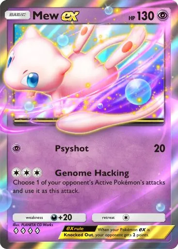 The Mew ex card from Mythical Island in Pokemon TCG Pocket