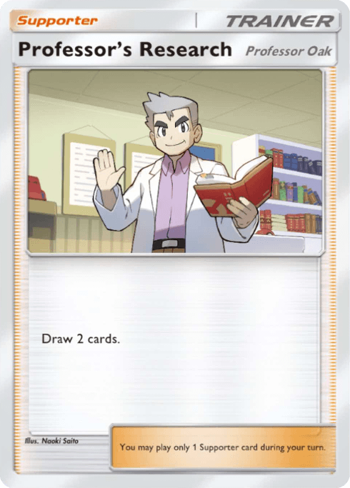 Professor's Research Pokémon TCG Pocket card.