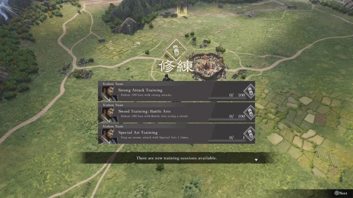 Training tasks given by Xiahou Yuan help boost Dynasty Warriors Origins Bonds to the next level.