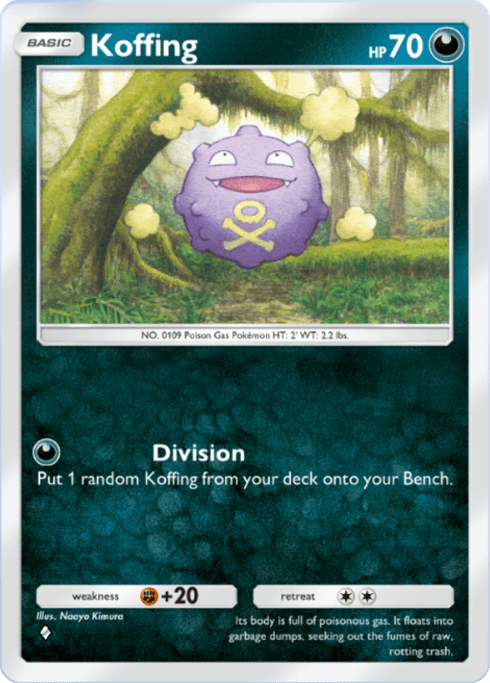 Koffing Pokémon TCG Pocket card.