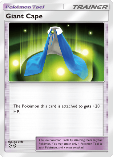 Giant Cape Pokémon TCG Pocket card.