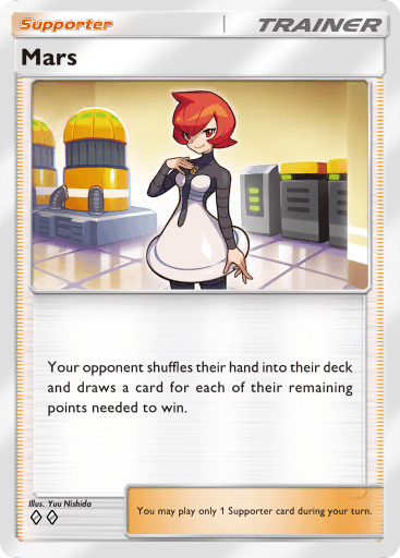 Mars Pokémon TCG Pocket card.