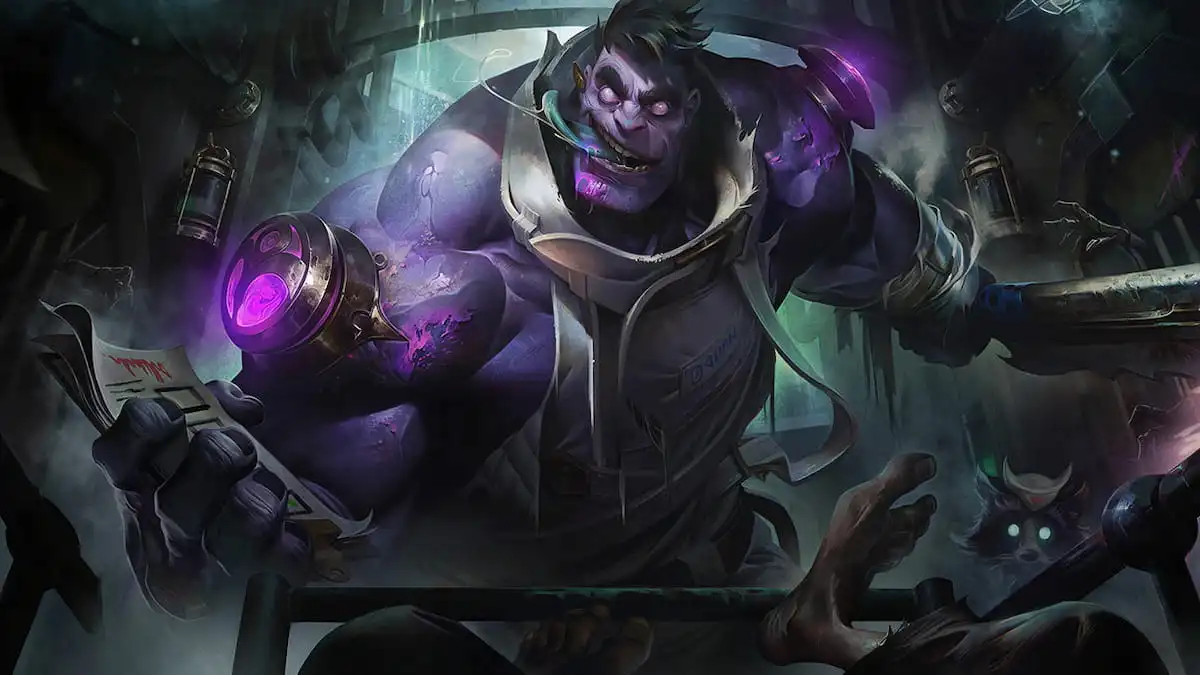 Picture showing Dr. Mundo in League of Legends.