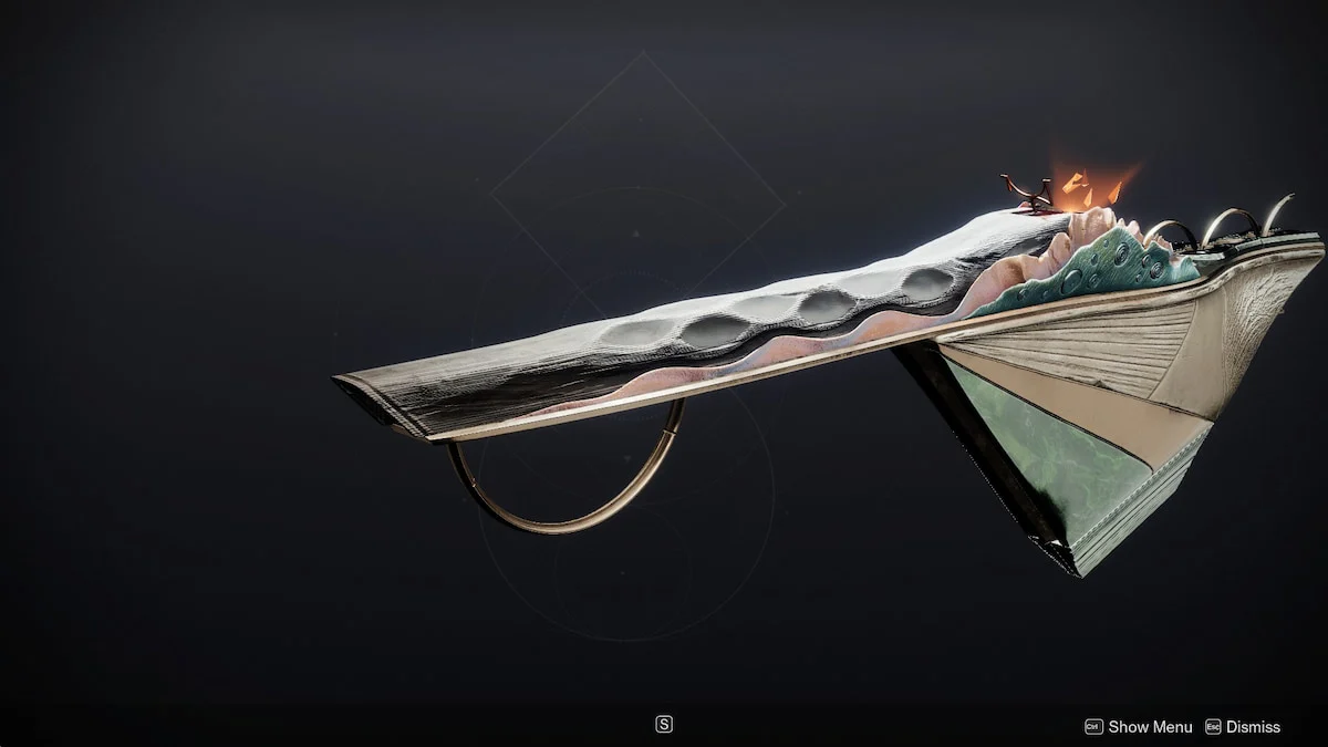 Finality's Auger, a long-barreled linear fusion rifle and the Exotic drop for Sundered Doctrine.