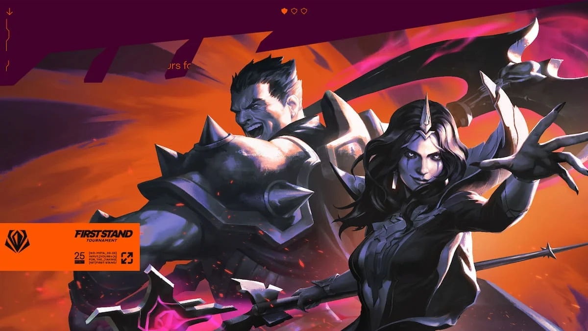 Picture showing the First Stand tournament cover in League of Legends.