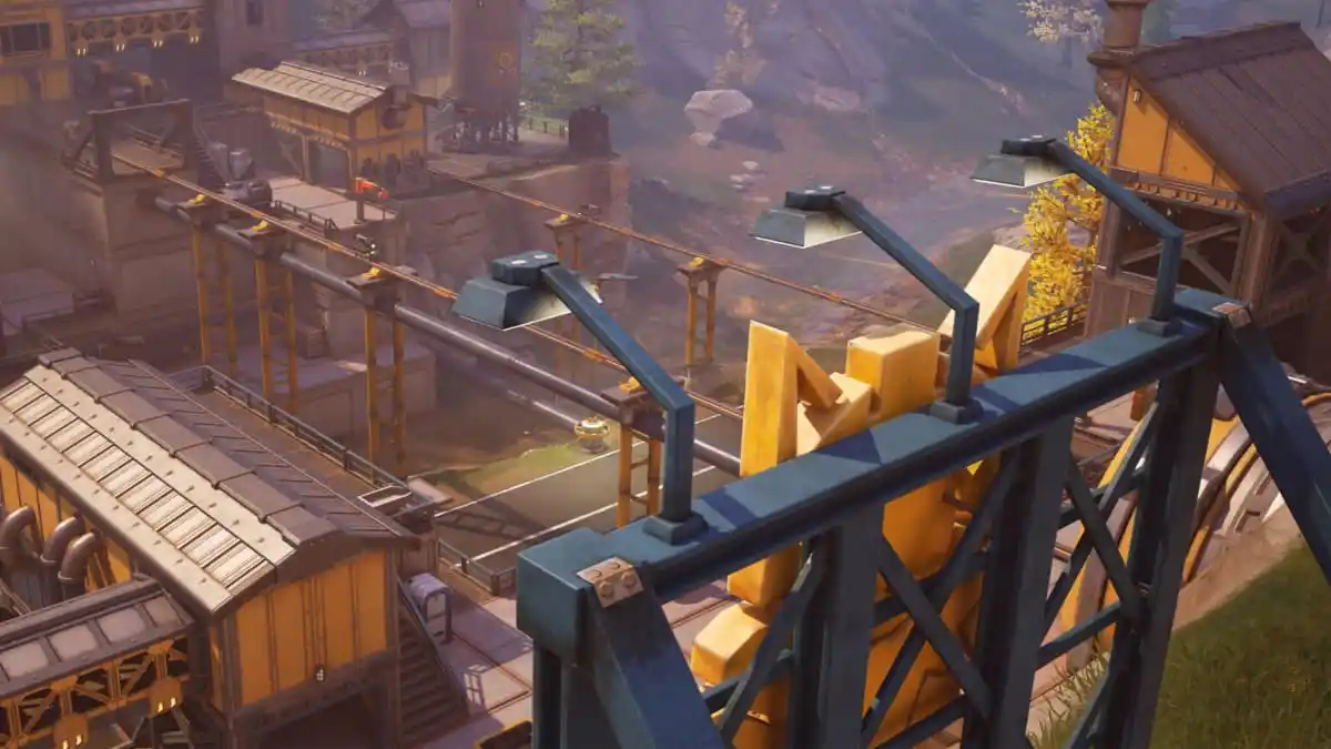 The Shiny Shafts location in Fortnite Chapter Six, season two.