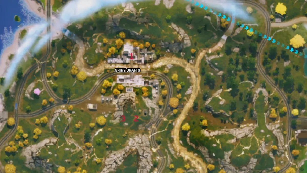 fortnite shiny shafts valve locations