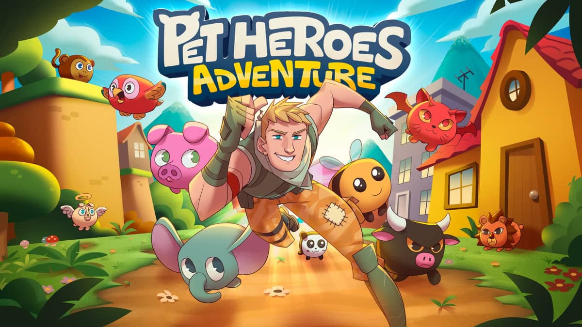 Promotional art for Pet Heroes Adventure in Fortnite.