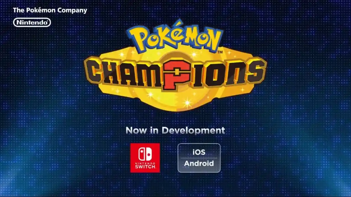 A title image for Pokemon Champions.