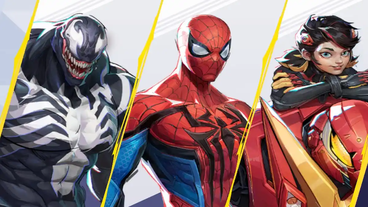 Venom, Spiderman, Peni Parker team-up Marvel Rivals