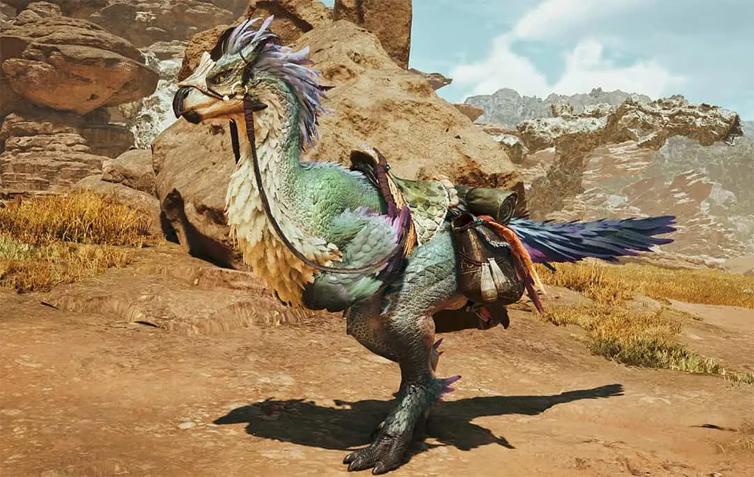 Seikret mount in Monster Hunter Wilds