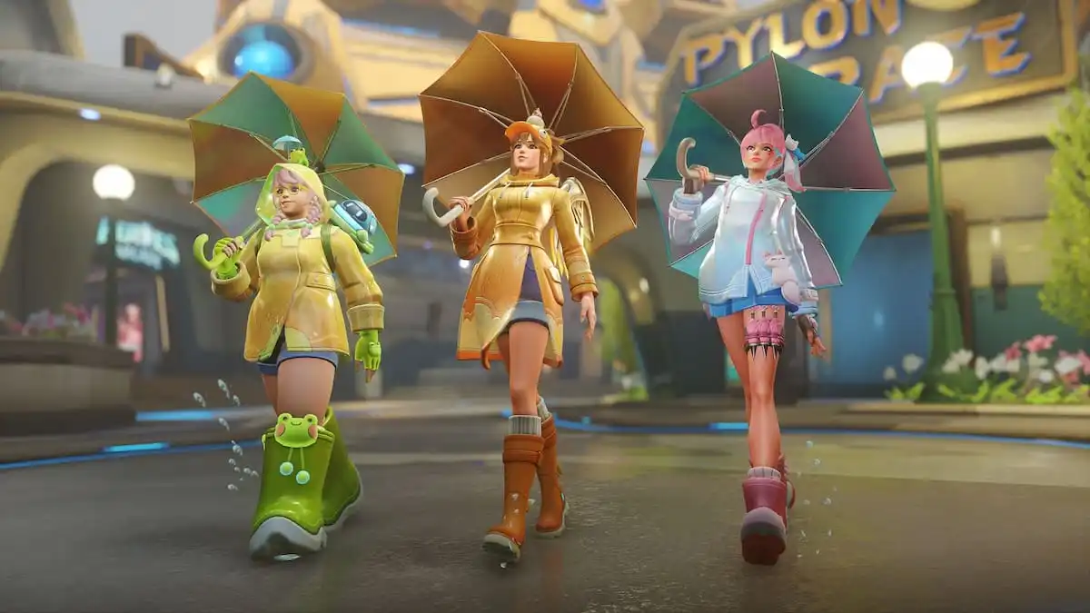 Rainy Day skin set in OW2 season 15