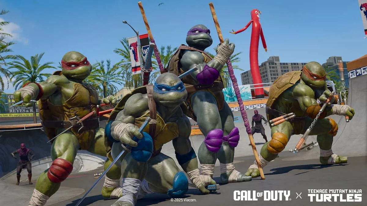 The TMNT as they appear in BO6 Black Ops 6