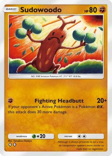 Sudowoodo Pokémon TCG Pocket card