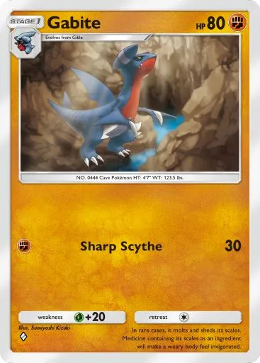 Gabite Pokémon TCG Pocket card