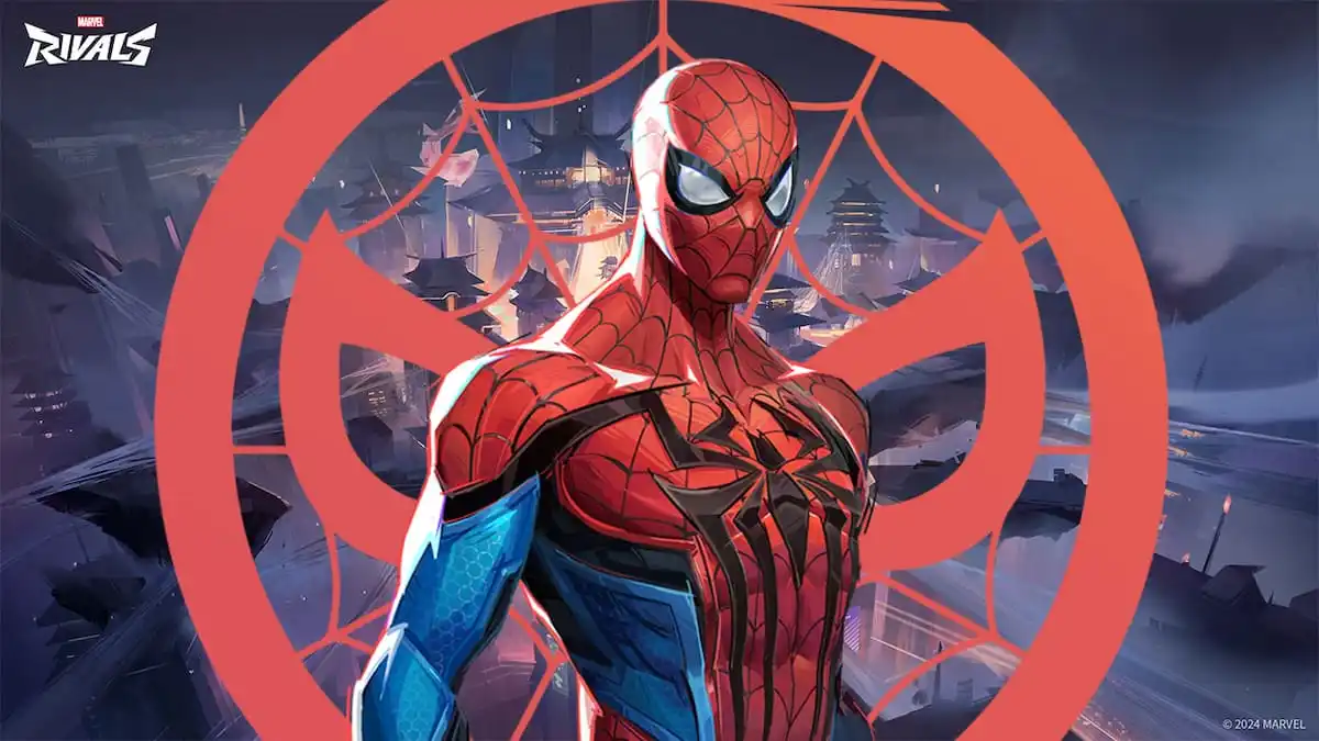 Picture showing Spider Man in Marvel Rivals