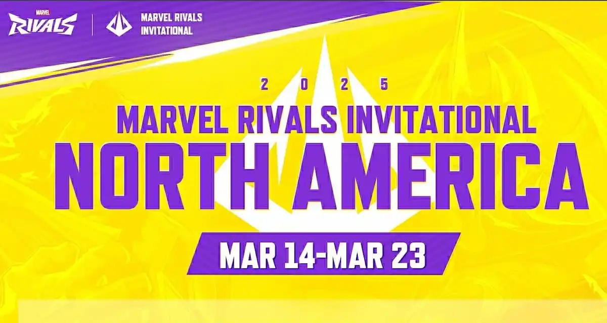 Marvel Rivals Invitational NA teams March 2025 info logo