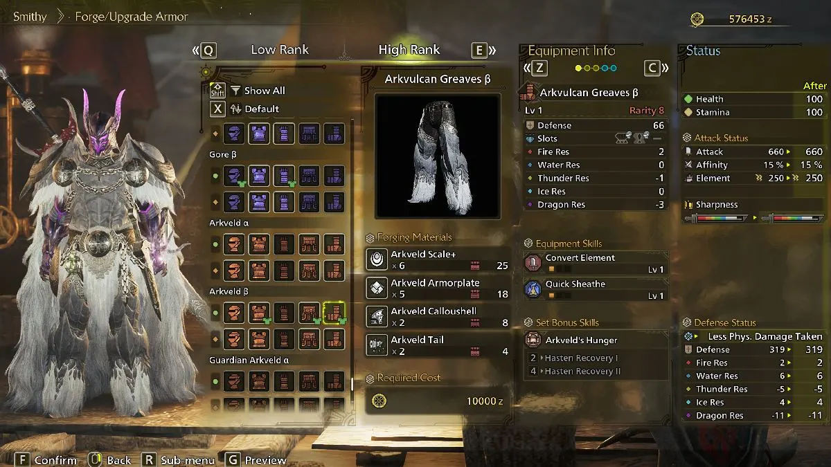 Monster Hunter Wilds best crit longsword build armor and skills listed