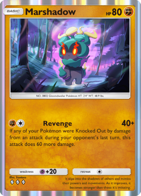 Marshadow Pokémon TCG Pocket card